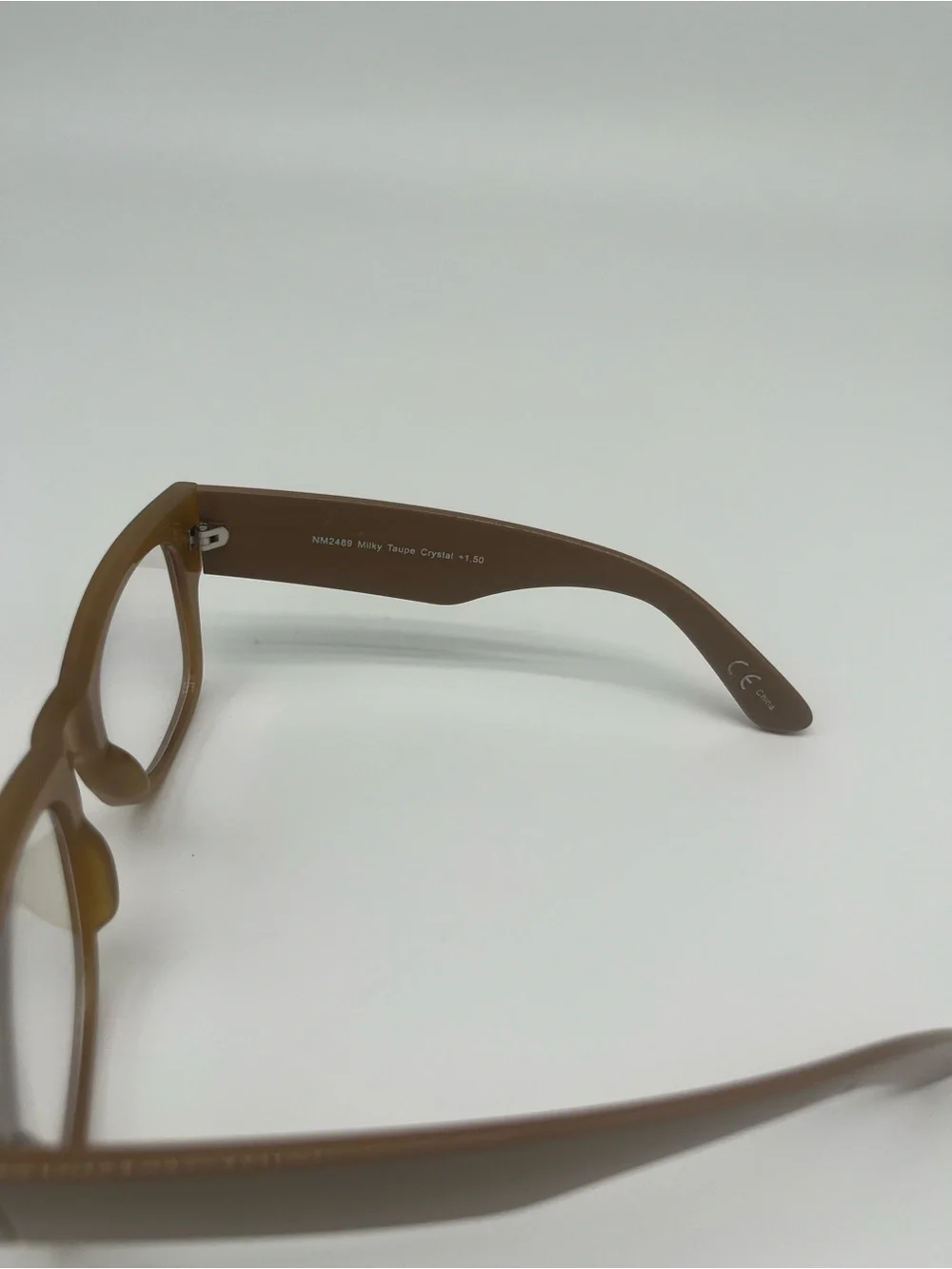 Classic Brown Rectangular Reading Glasses